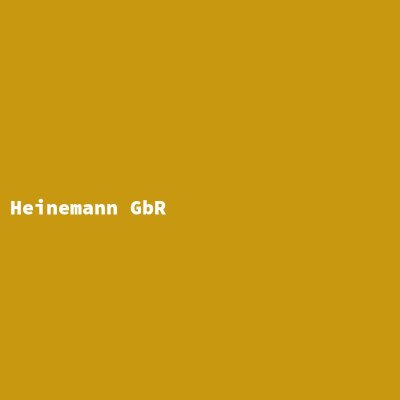 Hersteller: Heinemann GbR