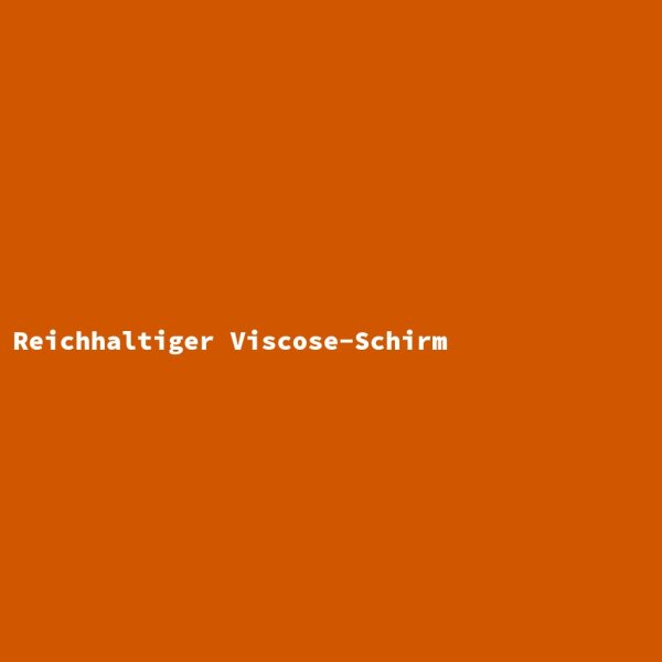Reichhaltiger Viscose-Schirm