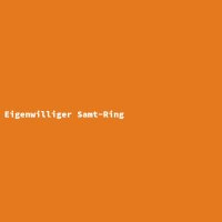 Eigenwilliger Samt-Ring